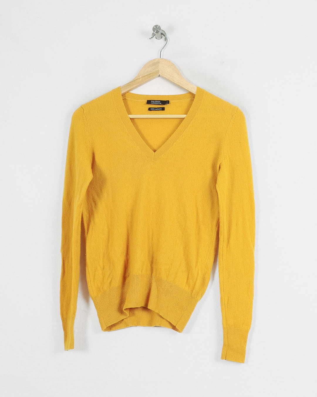 GALERIES LAFAYETTES COL V JAUNE - Taille S (36)