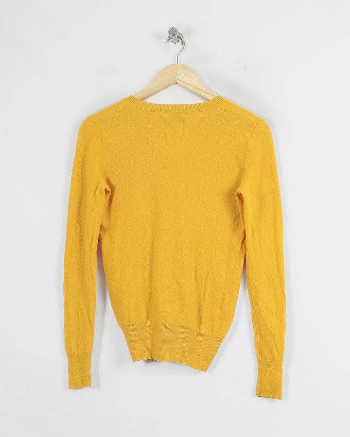 GALERIES LAFAYETTES COL V JAUNE - Taille S (36)