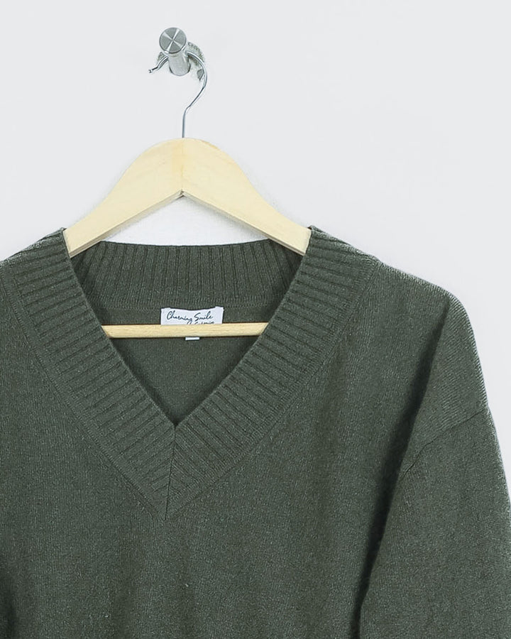 AUTRES COL V KAKI - Taille XS (34)