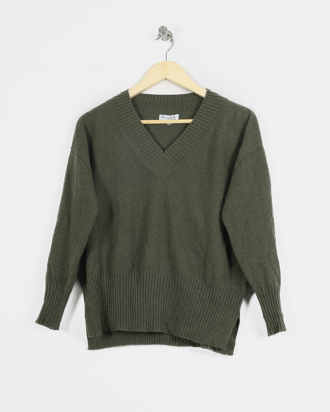 AUTRES COL V KAKI - Taille XS (34)