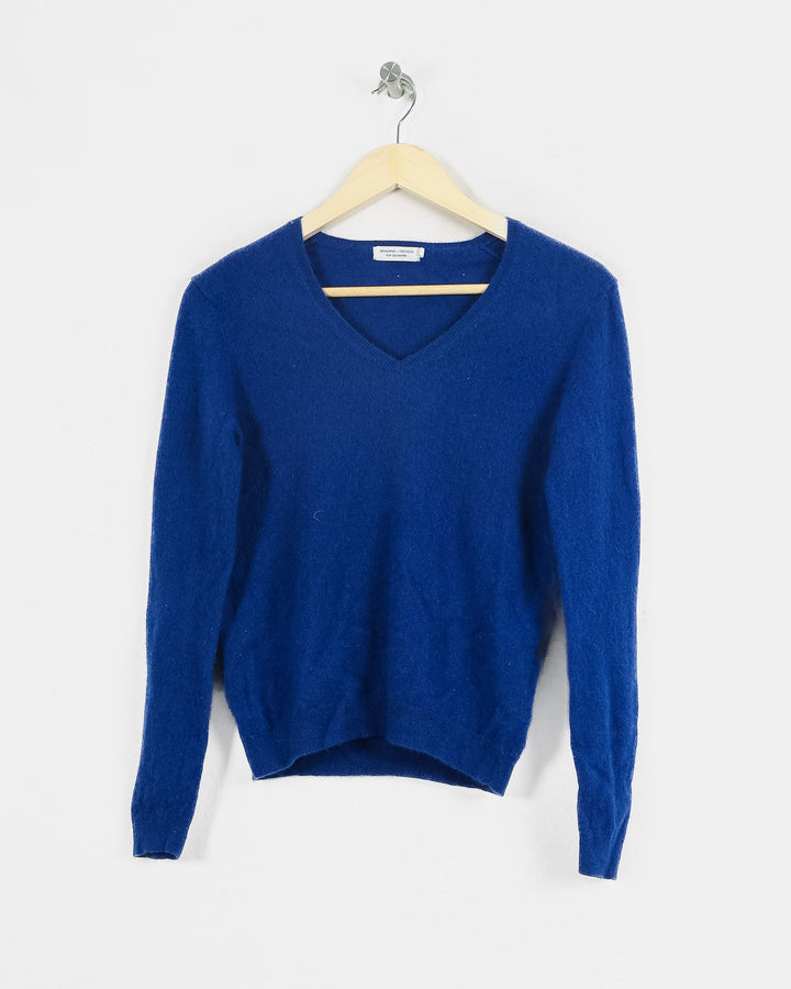 MONOPRIX COL V BLEU - Taille S (36)