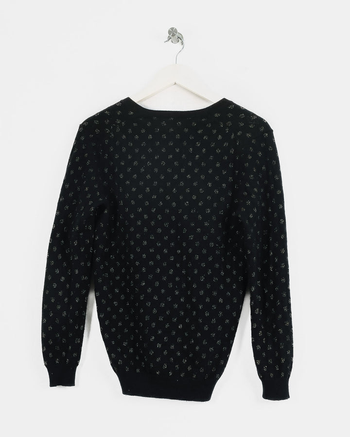 ERIC BOMPARD COL V NOIR - Taille S (36)