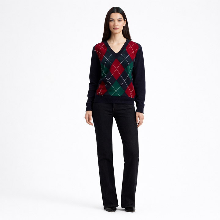 AUTRES COL V BLEU - Taille XS (34)