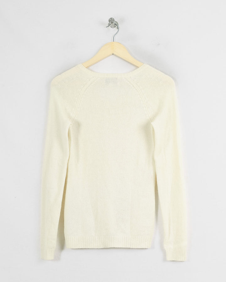ERIC BOMPARD COL V BEIGE - Taille S (36)
