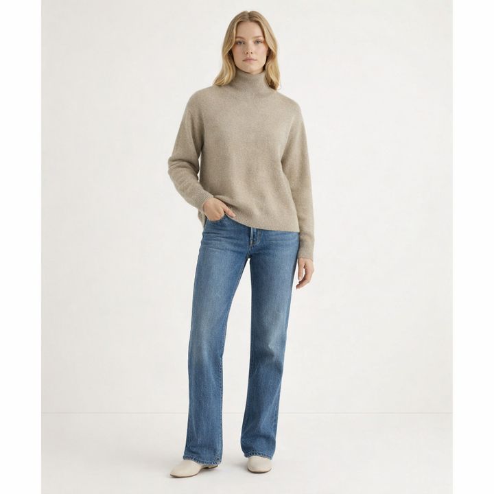 AUTRES COL ROULÉ BEIGE - Taille XL (42)