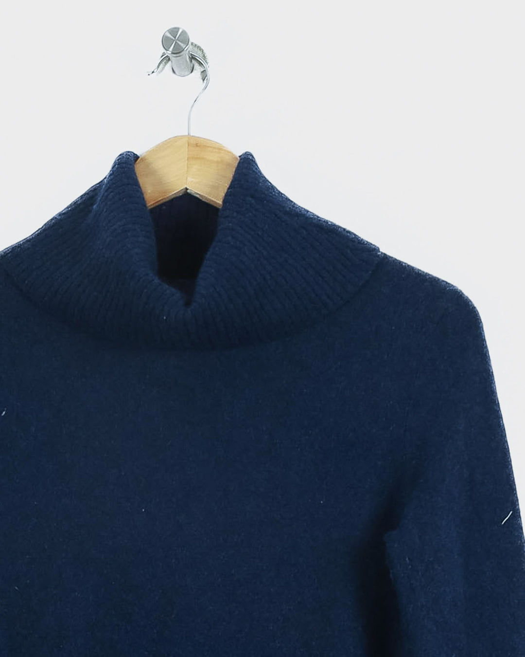 NS..CASHMERE COL ROULÉ BLEU - Taille L (40)