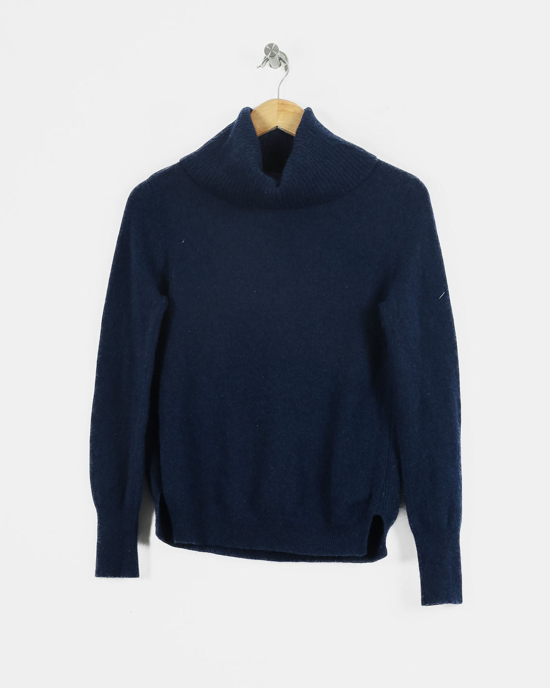NS..CASHMERE COL ROULÉ BLEU - Taille L (40)