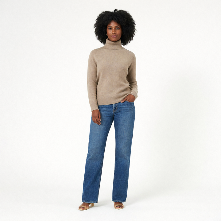 JODHPUR COL ROULÉ BEIGE - Taille M (38)