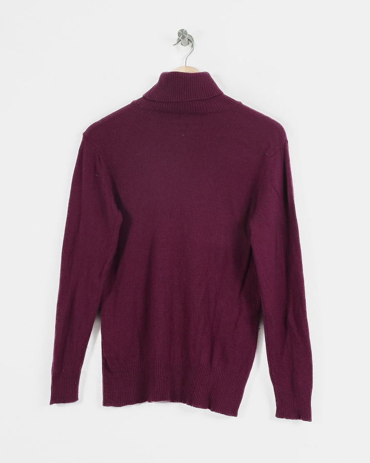 AUTRES COL ROULÉ VIOLET - Taille M (38)