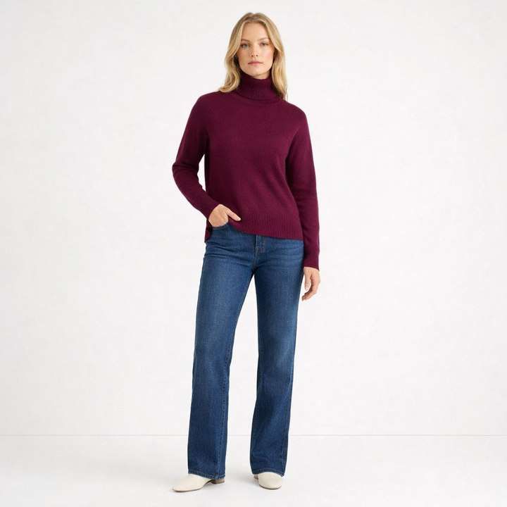 AUTRES COL ROULÉ VIOLET - Taille M (38)