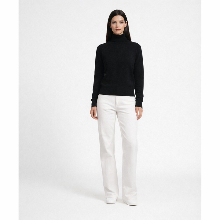NS..CASHMERE COL ROULÉ NOIR - Taille S (36)