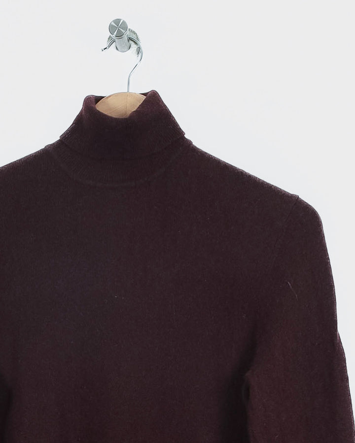 GALERIES LAFAYETTES COL ROULÉ MARON - Taille S (36)