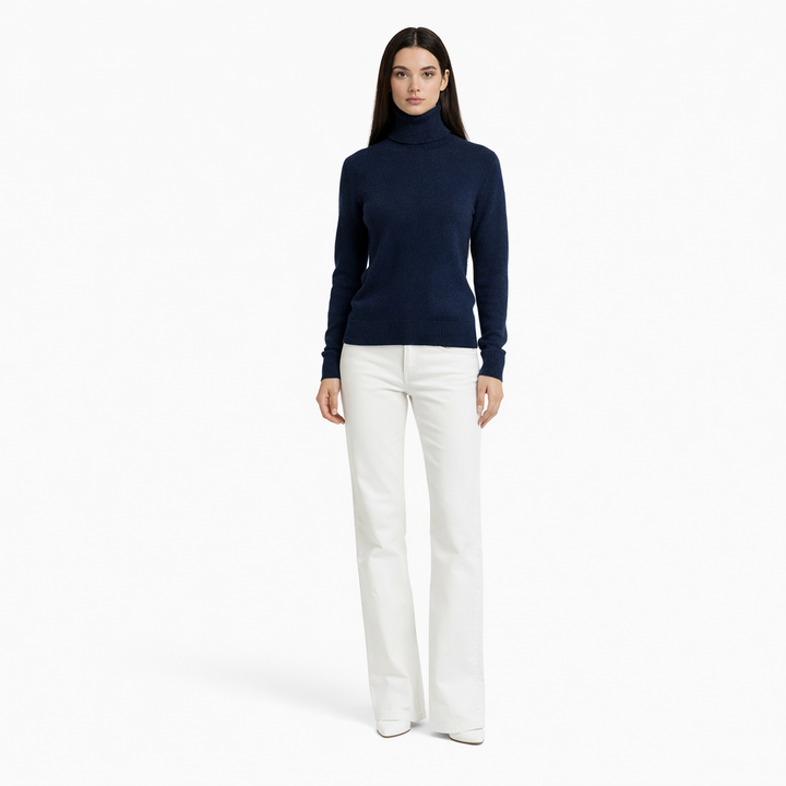 GALERIES LAFAYETTES COL ROULÉ BLEU - Taille S (36)