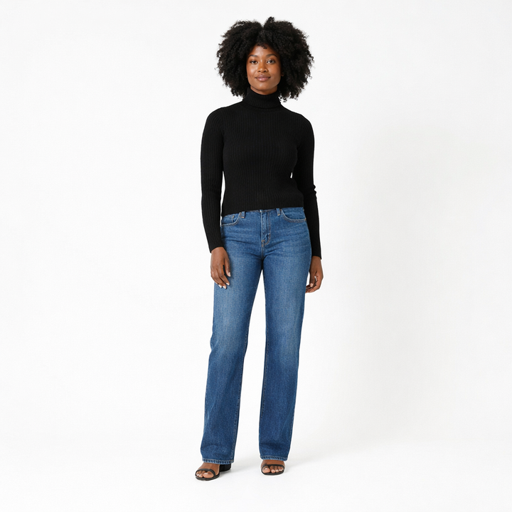 ERIC BOMPARD COL ROULÉ NOIR - Taille M (38)