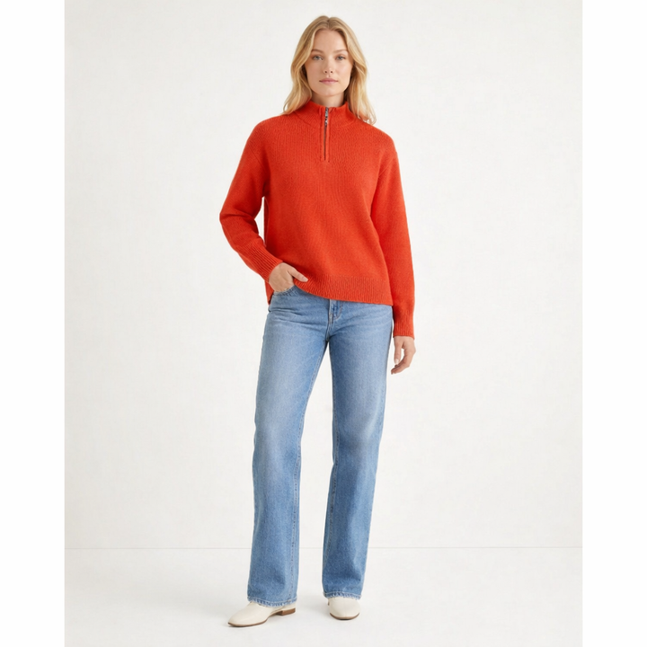 AUTRES COL CHEMINÉE/CAMIONNEUR ORANGE - Taille L (40)