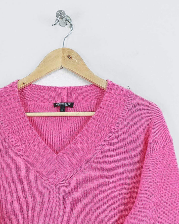 AUTRES COL V ROSE - Taille M (38)
