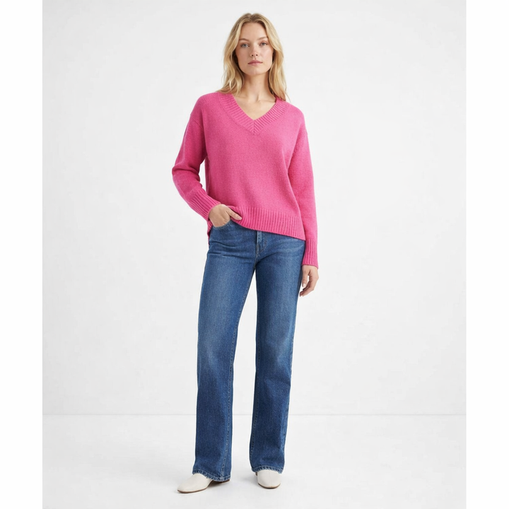 AUTRES COL V ROSE - Taille M (38)