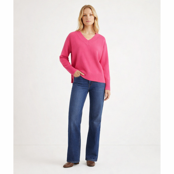 AUTRES COL V ROSE - Taille M (38)