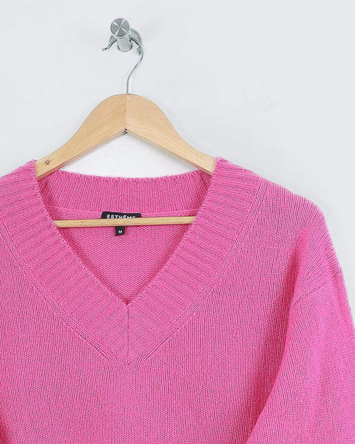 AUTRES COL V ROSE - Taille M (38)