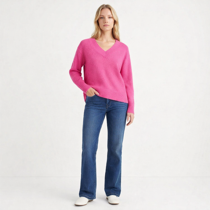 AUTRES COL V ROSE - Taille M (38)
