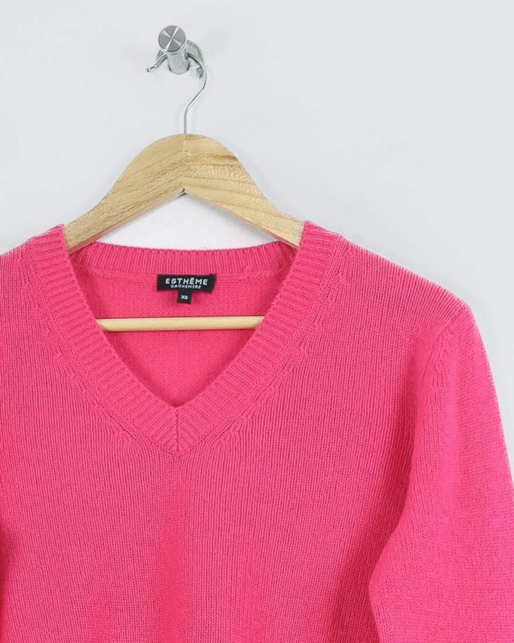 AUTRES COL V ROSE - Taille XS (34)