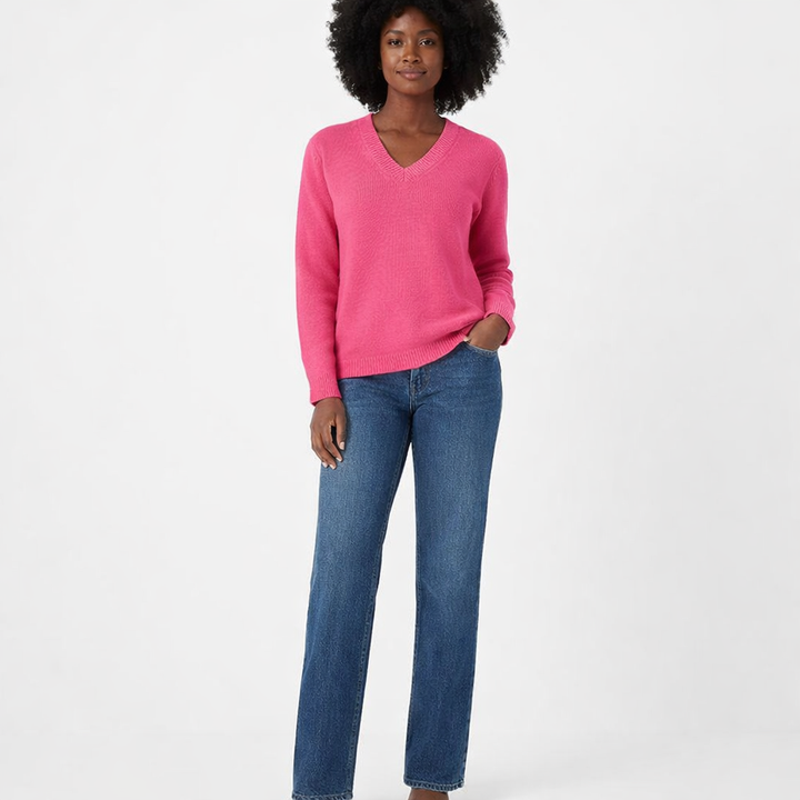 AUTRES COL V ROSE - Taille M (38)