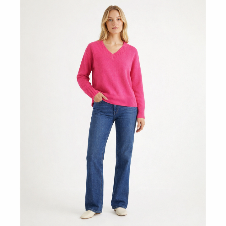 AUTRES COL V ROSE - Taille M (38)