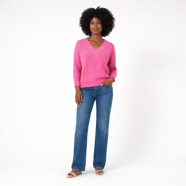 AUTRES COL V ROSE - Taille M (38)