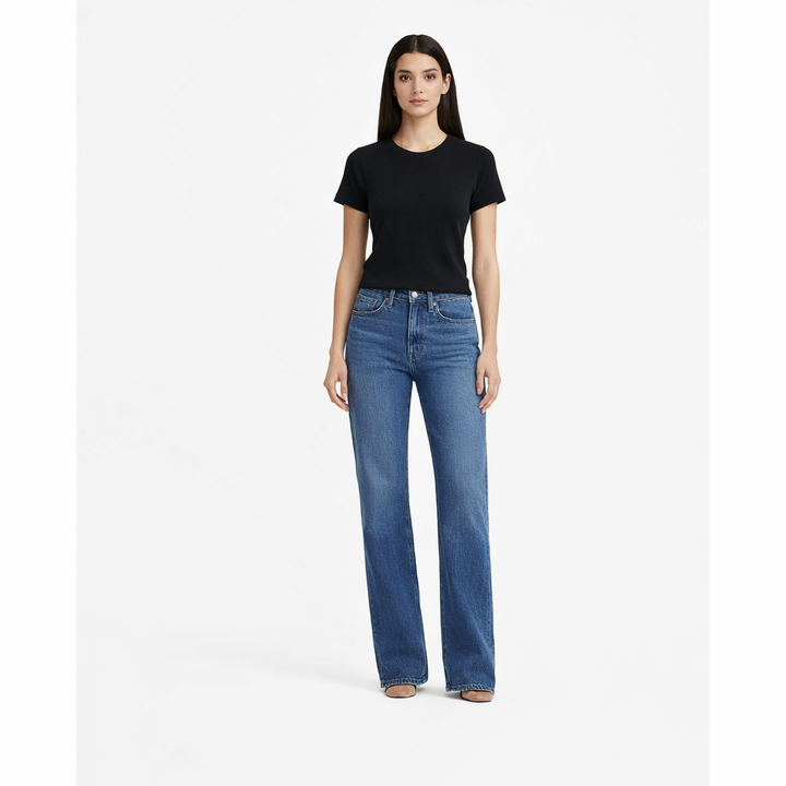 J.CREW COL ROND NOIR - Taille XS (34)