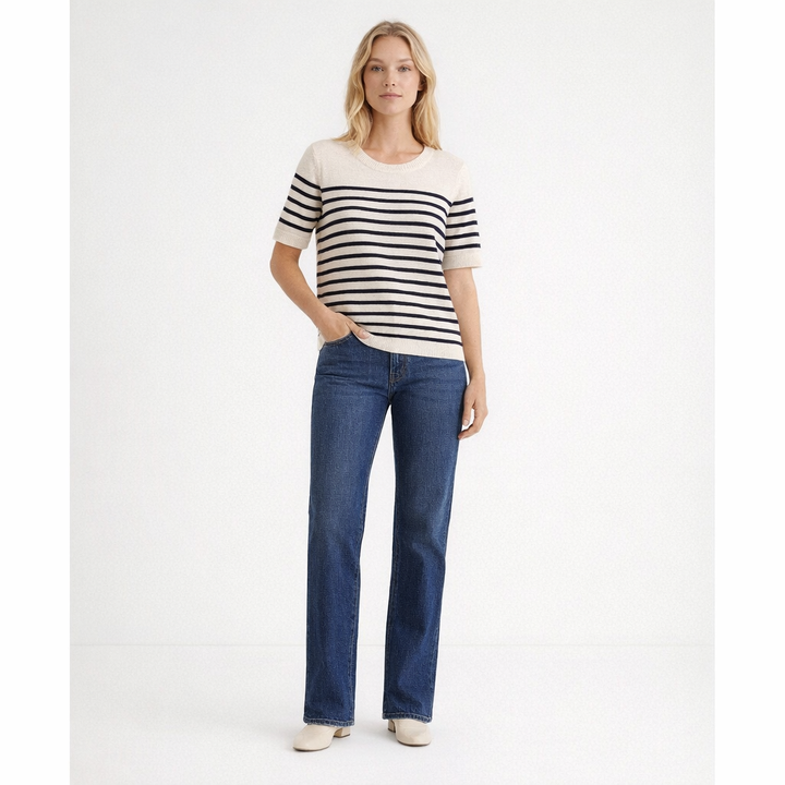 AUTRES COL ROND BEIGE - Taille XXL (44)