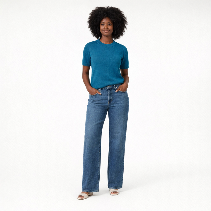 AUTRES COL ROND BLEU - Taille S (36)