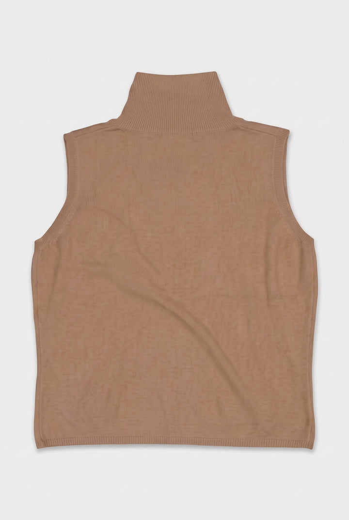 AUTRES COL ROULÉ BEIGE