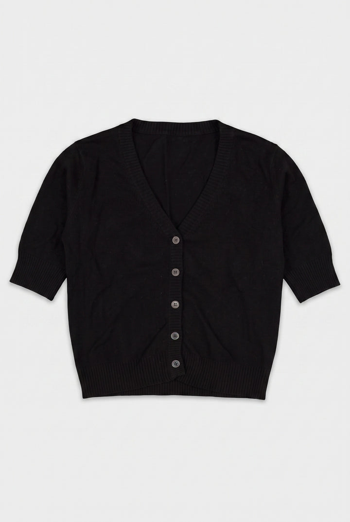 SANS MARQUE CARDIGAN NOIR - Taille XL (42)