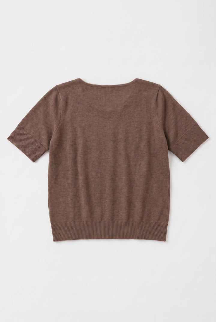AUTRES COL ROND MARON - Taille S (36)