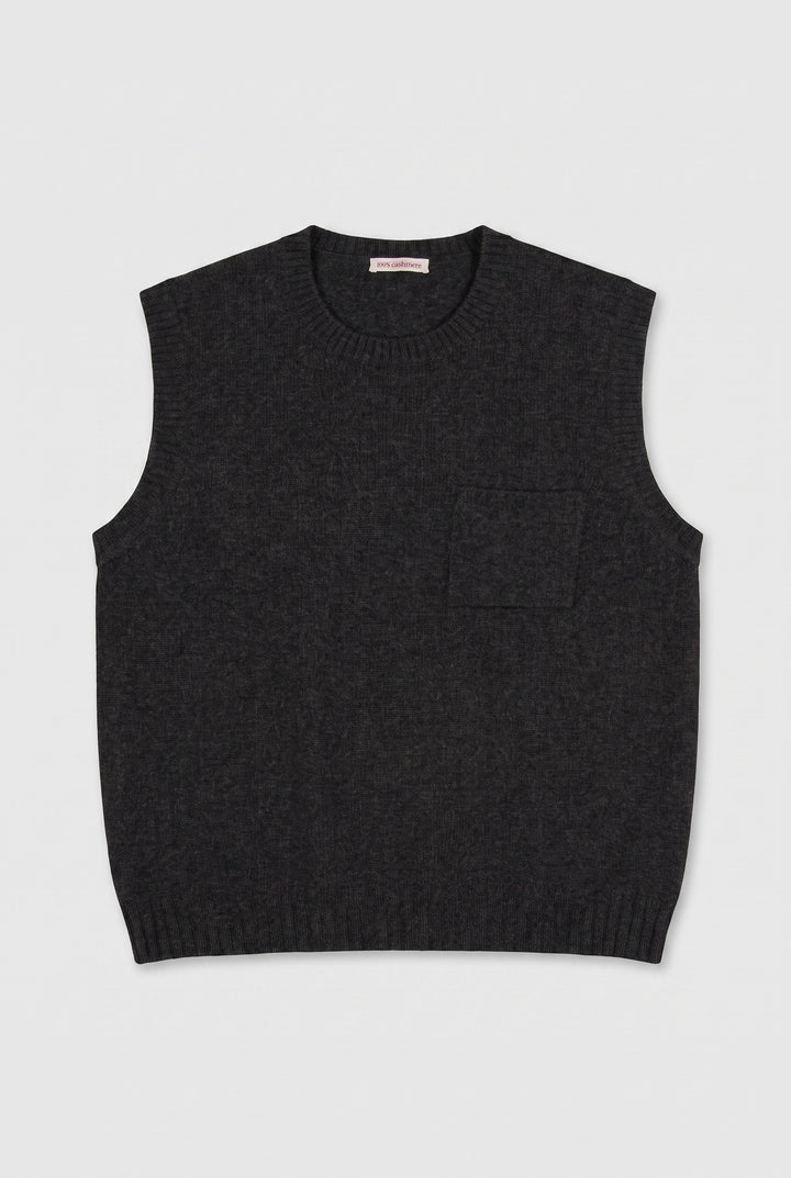SANS MARQUE COL ROND GRIS