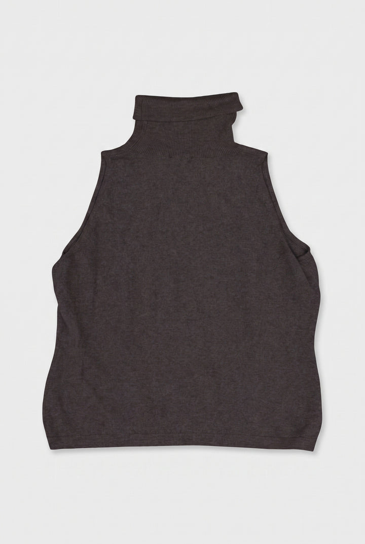 SANS MARQUE COL ROULÉ GRIS - Taille M (38)