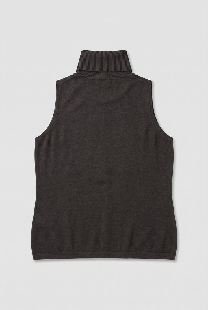 SANS MARQUE COL ROULÉ GRIS - Taille M (38)