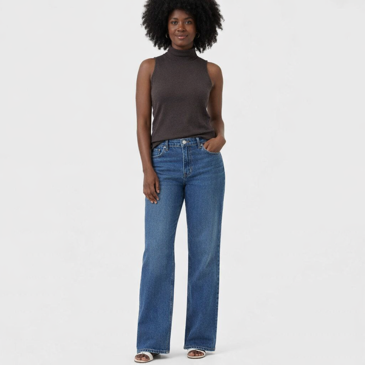 SANS MARQUE COL ROULÉ GRIS - Taille M (38)