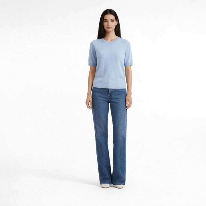 SANS MARQUE COL ROND BLEU