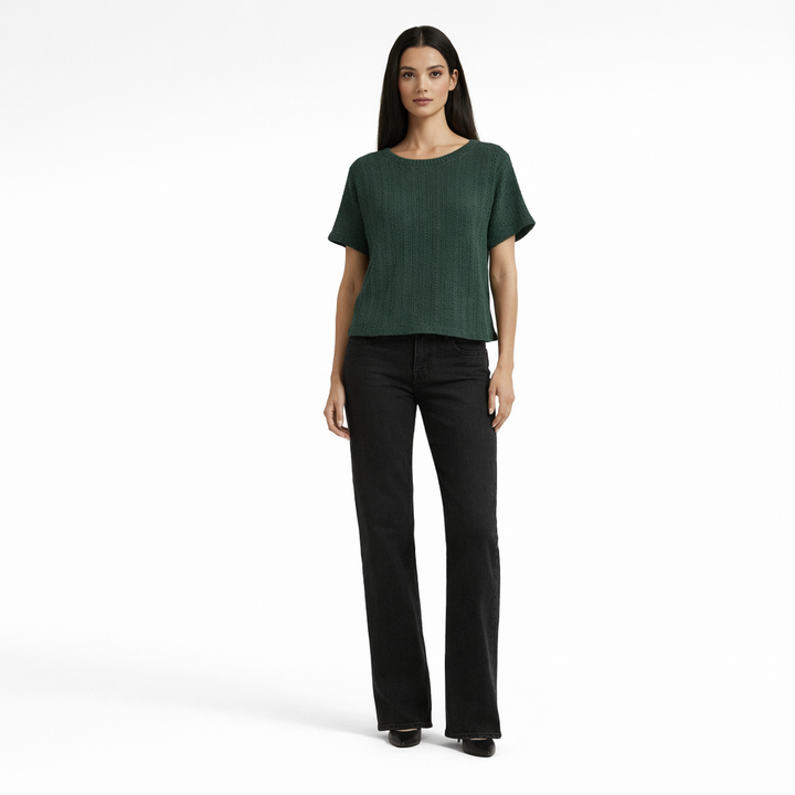 SANS MARQUE COL ROND VERT