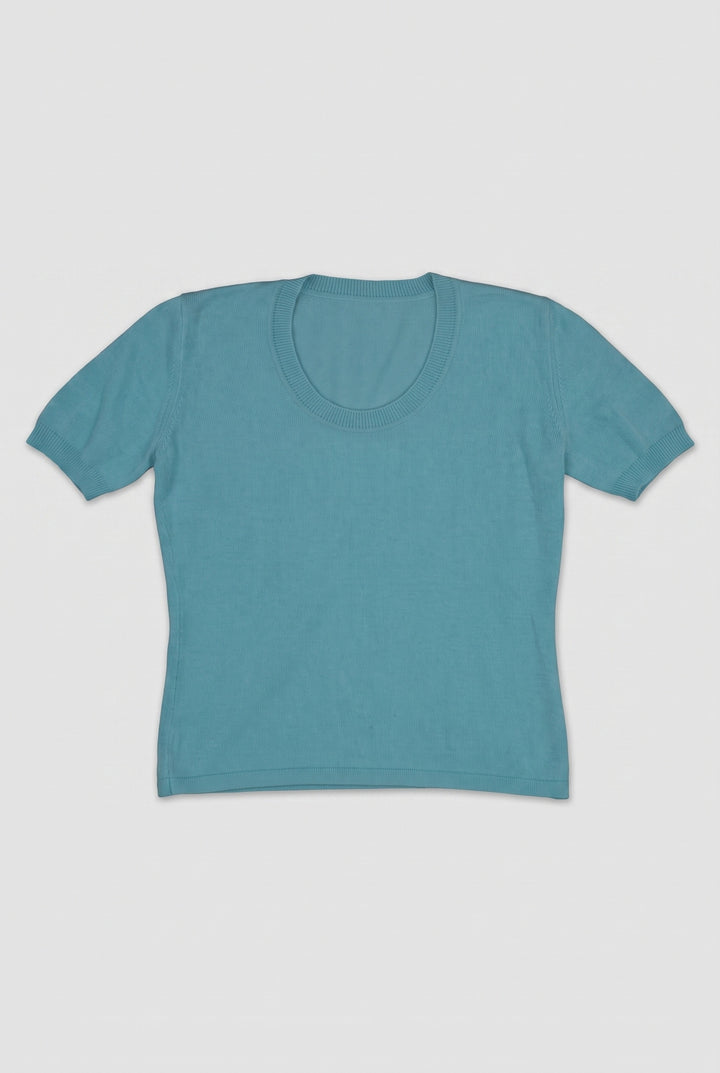 SANS MARQUE COL ROND BLEU