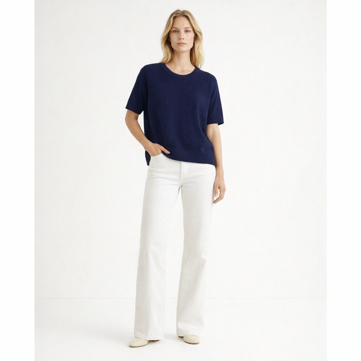 AUTRES COL ROND BLEU - Taille XL (42)