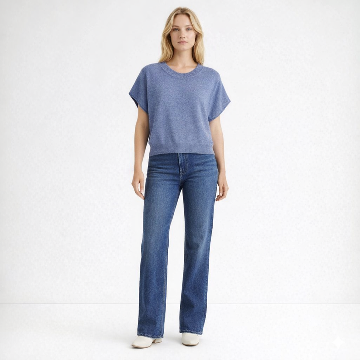 AUTRES COL ROND BLEU - Taille XL (42)