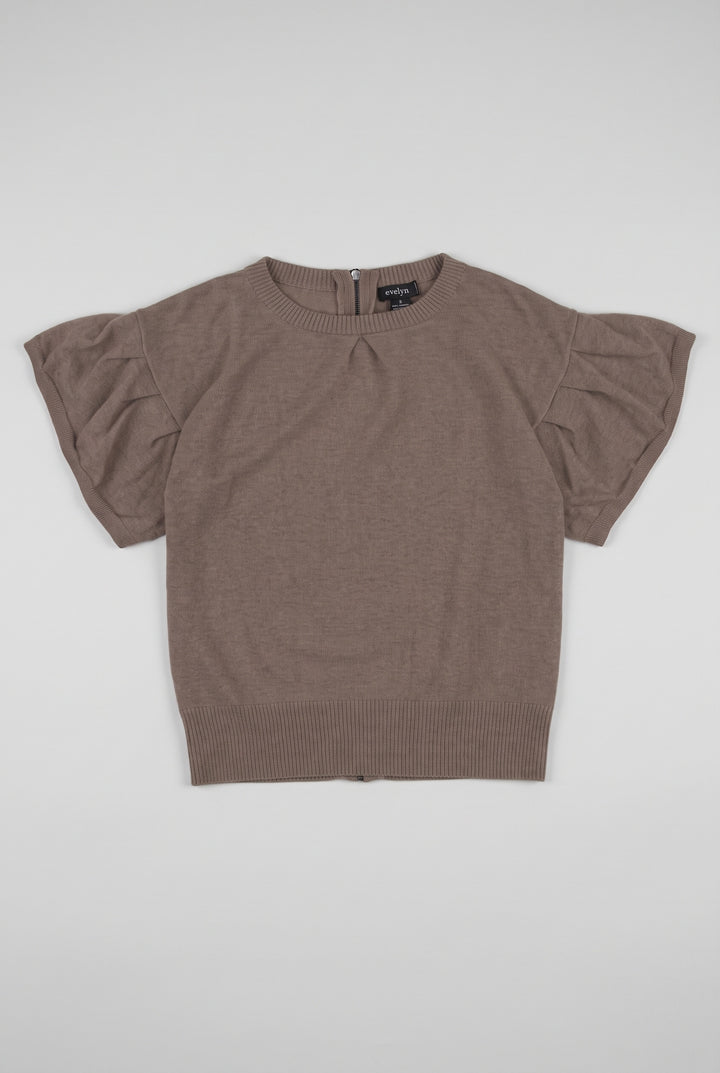 AUTRES COL ROND MARON - Taille S (36)