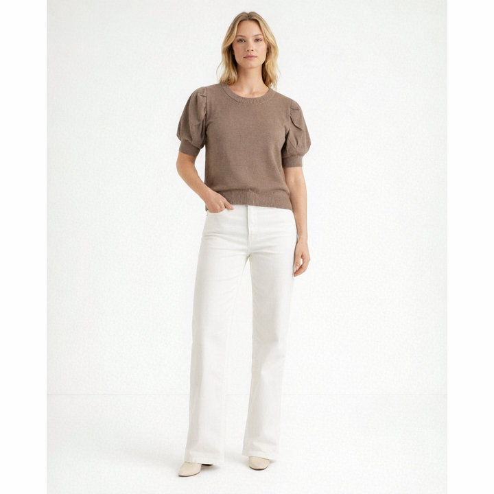 AUTRES COL ROND MARON - Taille S (36)
