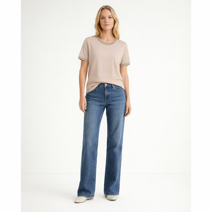 AUTRES COL ROND BEIGE - Taille XXXL (46)