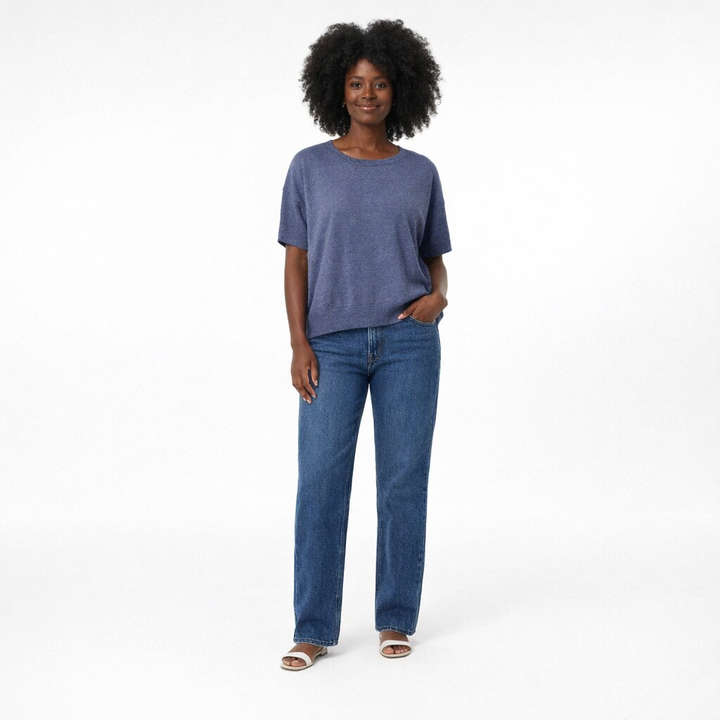 AUTRES COL ROND BLEU - Taille S (36)