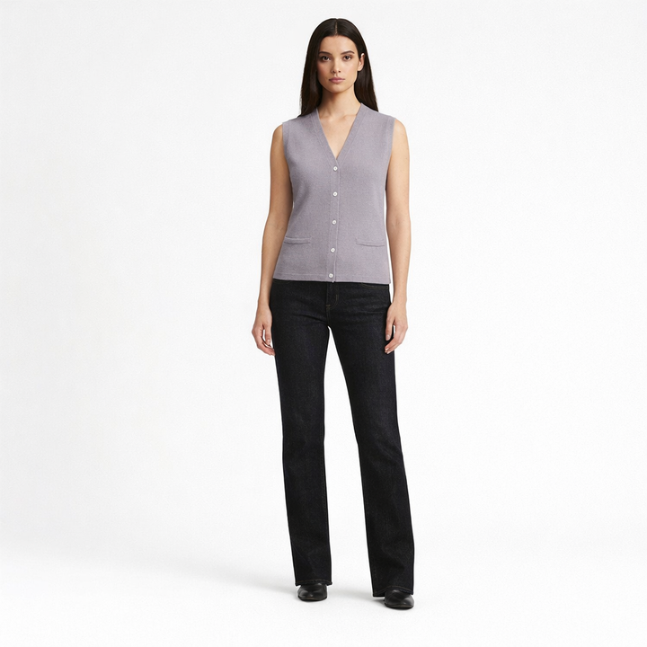 SANS MARQUE CARDIGAN BLEU - Taille M (38)