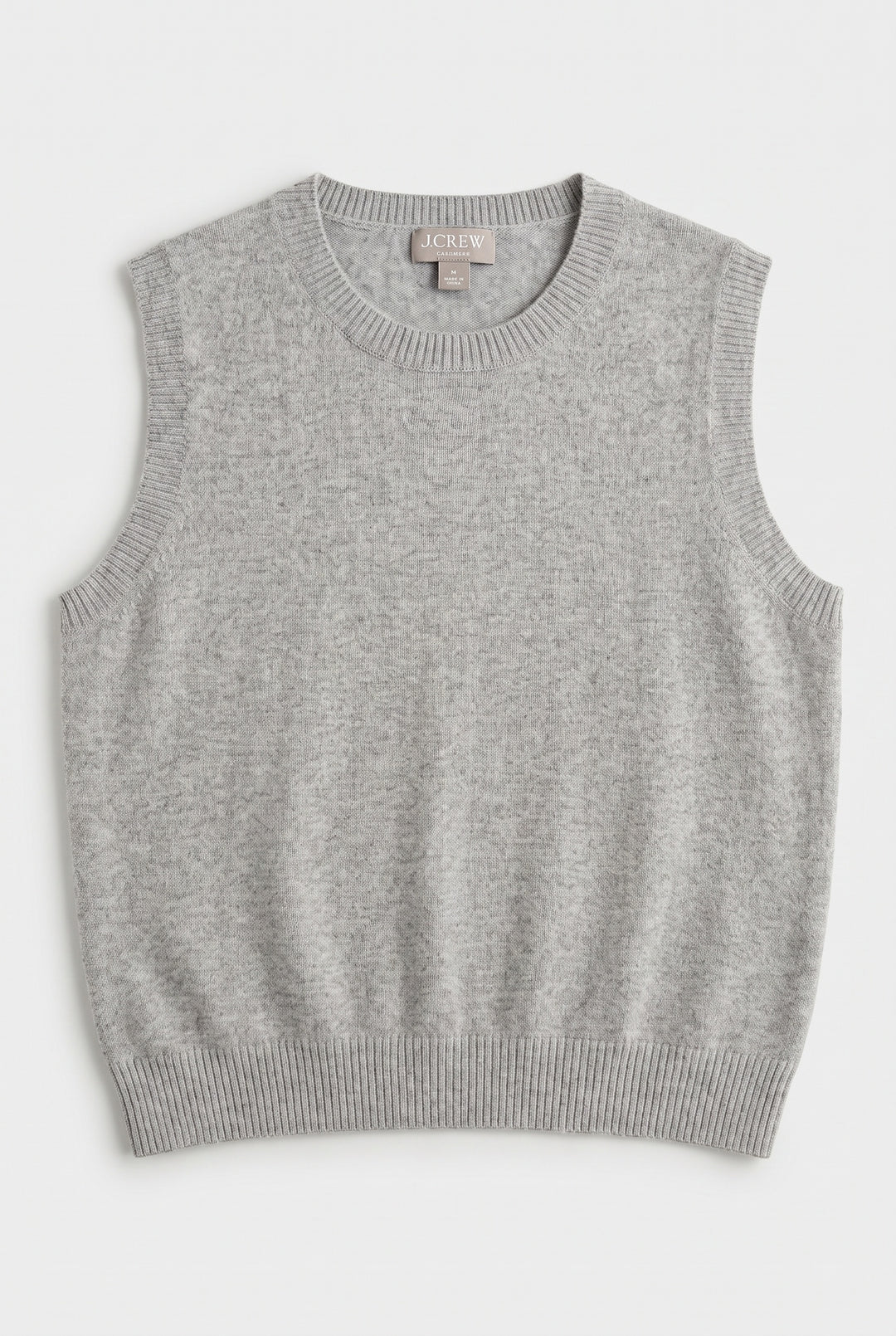 J.CREW COL ROND GRIS - Taille M (38)
