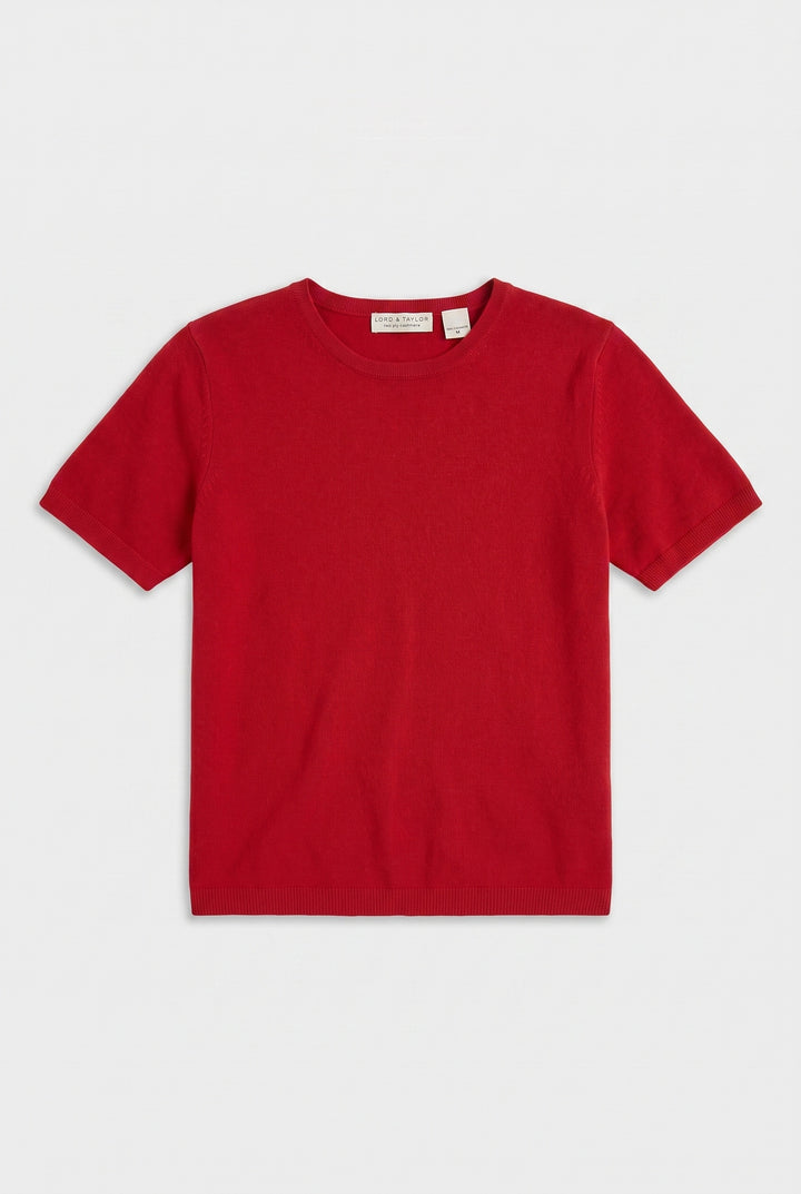 AUTRES COL ROND ROUGE - Taille L (40)